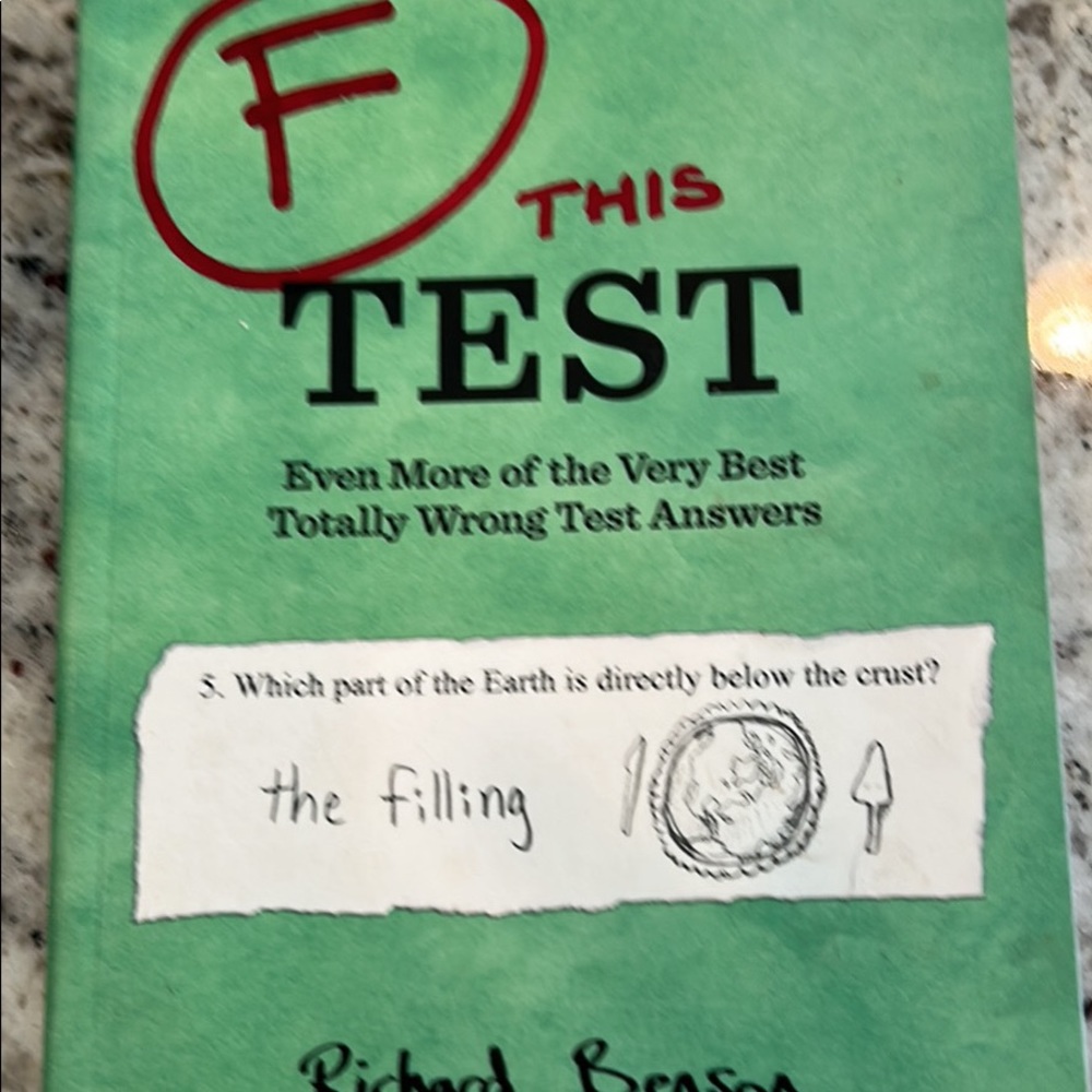 🔥3 for $10🔥 F This Test paperback book - 100+ pages